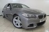 USED 2012 62 BMW 5 SERIES 2.0 520D M SPORT 4DR 181 BHP SERVICE HISTORY + HEATED LEATHER SEATS + SAT NAVIGATION + PARKING SENSORS + M SPORT PACKAGE + BLUETOOTH + 18 INCH ALLOY WHEELS