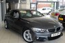 USED 2015 15 BMW 4 SERIES 2.0 420I M SPORT 2d 181 BHP FULL OYSTER CREAM LEATHER SEATS + FULL BMW SERVICE HISTORY + PRO SAT NAV + BLUETOOTH + CRUISE CONTROL + XENONS + HEATED SEATS + 18 INCH ALLOYS + PARKING SENSORS + RAIN SENSORS + AUTOMATIC HEADLIGHTS