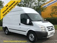 USED 2011 11 FORD TRANSIT 100 T350m High Roof [ Mobile Workshop+ Generator ] Van XBG Lease Printout history Free UK Delivery 