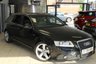 USED 2009 09 AUDI A6 2.0 TDI E S LINE 5d AUTO 134 BHP FULL BLACK LEATHER SPORT SEATS + FULL SERVICE HISTORY + SAT NAV + BLUETOOTH + CRUISE CONTROL + 18 INCH ALLOYS + REAR PARKING SENSORS + RAIN SENSORS + XENON HEADLIGHTS