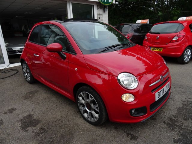 2014 14 Fiat 500 1.2 CONVERTIBLE S 3d 69 BHP