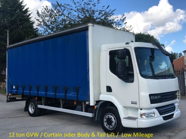 2007 07 Daf Lf 45 18180 4x2 Day LWB [ Curtain side+T/L ] Low Mileage 12ton Free UK Delivery