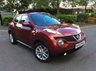 USED 2010 60 NISSAN JUKE 1.6 ACENTA PREMIUM 5d 117 BHP 1 FORMER OWNER++FULL NISSAN MAIN DEALER SERVICE HISTORY++SAT NAV++REVERSE CAMERA++ALLOYS++NISSAN JUKE WITH WARRANTED LOW MILEAGE