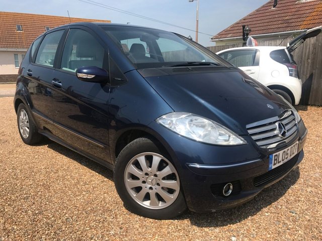 2005 05 Mercedes-Benz A Class 1.5 A150 ELEGANCE SE 5d 94 BHP