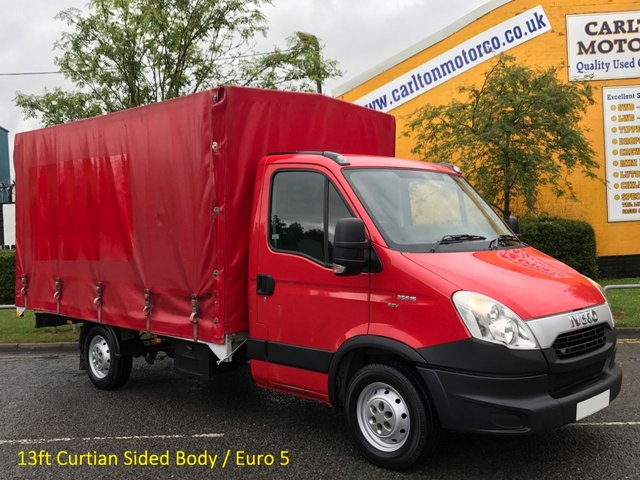 2012 12 Iveco-Ford Daily 35c15 3.0TD EEV Eco Lwb Curtain Sided, Rare build body Lez 