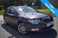 USED 2011 11 SKODA SUPERB 2.0 ELEGANCE TDI CR DSG 5d AUTO 170 BHP FSH! FANTASTIC COLOUR COMBINATION! SAT NAV! CREAM LEATHER! PARK ASSIST! GREAT SPEC!