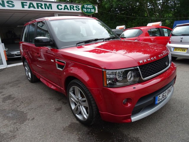 2012 62 Land Rover Range Rover Sport 3.0 SDV6 HSE RED 5d AUTO 255 BHP