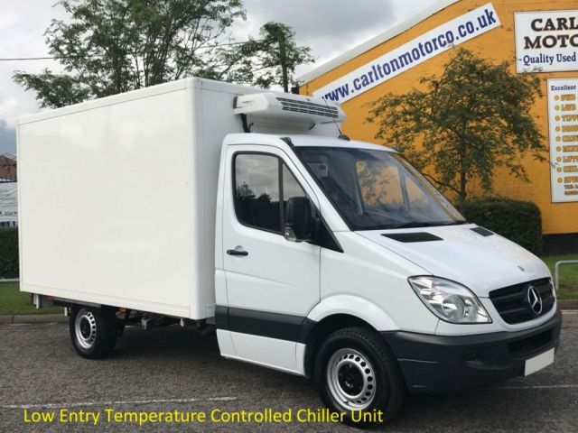 2013 13 Mercedes-Benz Sprinter 313 CDI Refrigerated-Fridge-Chiller Box Lwb van+ Standby Low Mileage Free UK Delivery