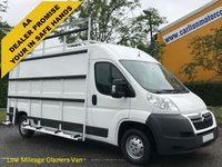 USED 2013 13 CITROEN RELAY 35 L3H2 HDI [ GLAZIERS FRAIL SIDE+ ROOF RACKS ] Van Low Mileage Free UK Delivery 
