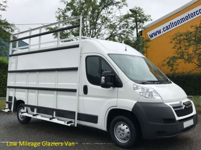 2013 13 Citroen Relay 35 L3H2 HDI [ GLAZIERS FRAIL SIDE+ ROOF RACKS ] Van Low Mileage Free UK Delivery