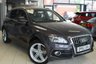 USED 2012 62 AUDI Q5 2.0 TDI QUATTRO S LINE PLUS 5d 168 BHP FULL AUDI SERVICE HISTORY + FULL BLACK LEATHER SEATS + SAT NAV + BLUETOOTH + CRUISE CONTROL + HEATED SEATS + 20 INCH ALLOYS + XENONS + RAIN SENSORS + ELECTRIC TAILGATE