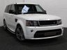 USED 2012 v LAND ROVER RANGE ROVER SPORT 3.0 SDV6 HSE RED 5d 255 BHP TV, DAB, FSH, REAR CAMERA