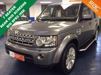 USED 2011 60 LAND ROVER DISCOVERY 4 SDV6 4WD AUTO HSE 7 SEATER SAT NAV - REAR ENTERTAINMENT - 7 SEATER - FULL HISTORY