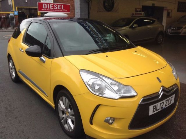 2012 12 Citroen DS3 1.6 E-HDI DSTYLE 3d 90 BHP