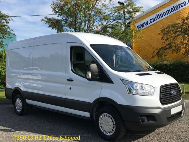 2015 64 Ford Transit 2.2TDCi 125 350 L3 H2 LWB M/Roof van RWD Delivery T,B,A
