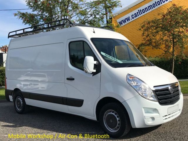 2013 62 Vauxhall Movano F3500 L2 MWB CDTI 124 [ MOBILE WORKSHOP ] H2 Van Free UK Delivery