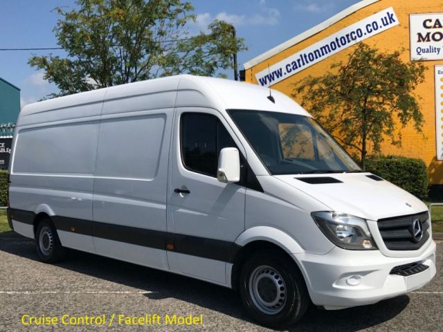 2015 15 Mercedes-Benz Sprinter 313 CDI Lwb High Roof Panel Van Ex Lease Free UK Delivery