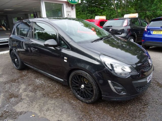 2012 62 Vauxhall Corsa 1.4 BLACK EDITION 5d 118 BHP