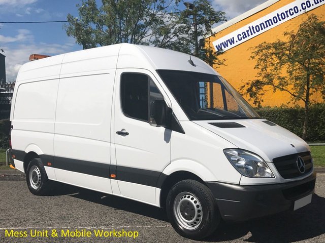 2013 13 Mercedes-Benz Sprinter 316 CDI 163 Mwb Hi Roof [ MOBILE WORKSHOP+MESS-GENERATOR ] Van 