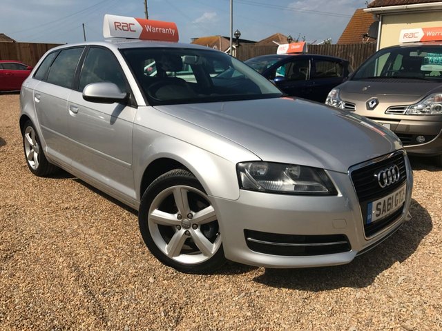2011 61 Audi A3 1.6 SPORTBACK MPI TECHNIK 5d 101 BHP