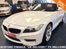 USED 2013 13 BMW Z4 SDRIVE20i M SPORT CONVERTIBLE START STOP WHITE ONLY 38K - F.S.H - LEATHER - 19" ALLOYS - ALPINE WHITE