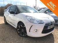 USED 2013 62 CITROEN DS3 1.6 DSTYLE PLUS 3d 120 BHP Stunning 1.6 petrol hatchback - FSH