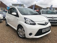USED 2012 62 TOYOTA AYGO 1.0 VVT-I ICE 5d 68 BHP 5 Door Economical small petrol car in White