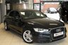 USED 2012 12 AUDI A6 2.0 TDI S LINE 4d 175 BHP FULL LEATHER SEATS + SAT NAV + BLUETOOTH + CRUISE CONTROL + RAIN SENSORS + XENONS + 18 INCH ALLOYS + PADDLE GEAR SHIFT + PARKING SENSORS