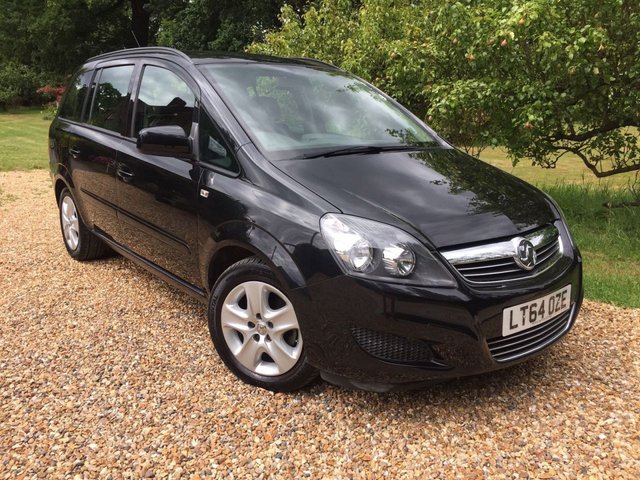 2014 64 Vauxhall Zafira 1.8 EXCLUSIV 5d 120 BHP