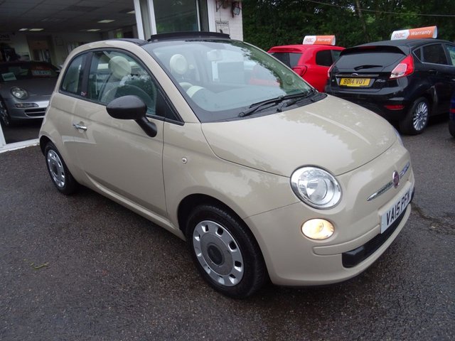 2015 15 Fiat 500 1.2 CONVERTIBLE POP 3d 69 BHP