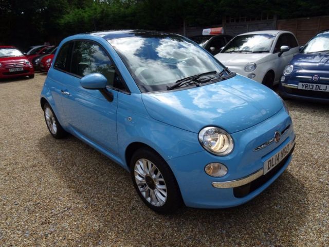 2014 14 Fiat 500 1.2 LOUNGE 3d 69 BHP