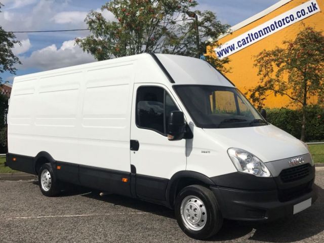 2014 63 Iveco-Ford Daily 35S11 H2 Ex-LWB Jumbo panel van 3950wb Low Mileage Rwd Free UK Delivery