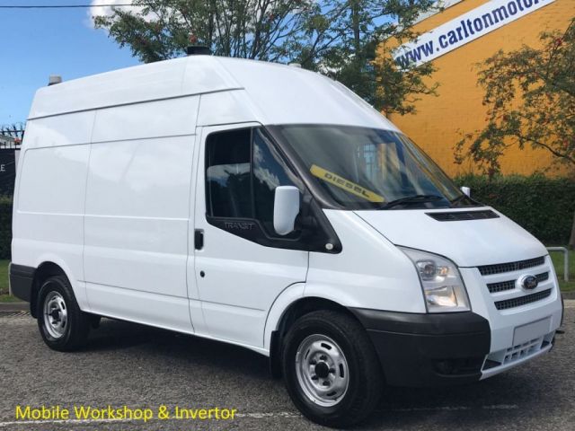 2012 12 Ford Transit 2.2 T350 MWB Hi/R [ Mobile Workshop ] Van Rwd Free UK Delivery