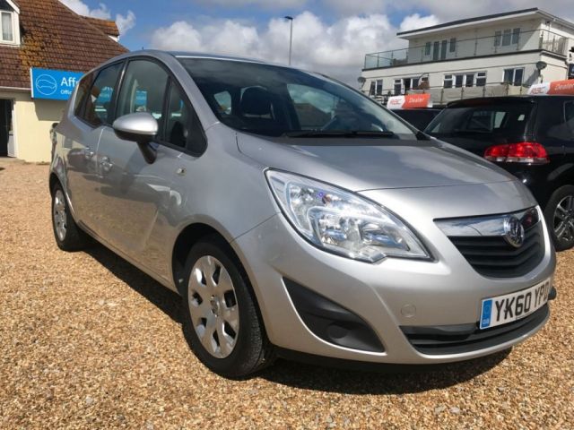 2010 60 Vauxhall Meriva 1.4 EXCLUSIV 5d 98 BHP