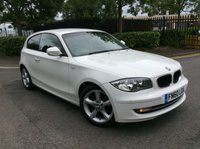 USED 2010 60 BMW 1 SERIES 2.0 118D SPORT 3d 141 BHP WHITE 1 SERIES++STUNNING++LOVELY DRIVE