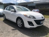 USED 2009 59 MAZDA 3 1.6 TS2 5d 105 BHP Stunning 5 door 1.6 petrol white Mazda