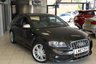 USED 2008 57 AUDI S3 2.0 TFSI QUATTRO 3d 262 BHP FULL BLACK LEATHER SEATS + FULL SERVICE HISTORY + SAT NAV + HEATED SEATS + RECENT TIMING BELT CHANGE + 18 INCH ALLOYS + XENON HEADLIGHTS