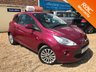 USED 2011 61 FORD KA 1.2 ZETEC 3d 69 BHP Stunning hot magenta metallic paintwork - Only two lady owners from new