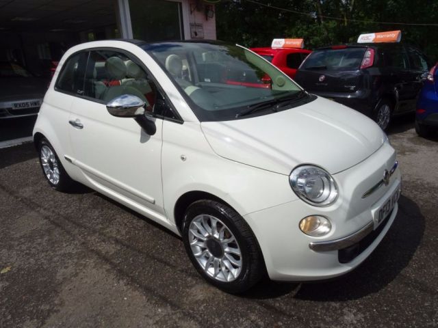 2013 13 Fiat 500 1.2 CONVERTIBLE LOUNGE 3d 69 BHP