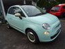 USED 2014 14 FIAT 500 1.2 CONVERTIBLE POP 3d 69 BHP Low Mileage, Fiat Service History + Just Serviced by ourselves, One Lady Owner from new, NEW MOT (minimum 10 months), Great on fuel! Only &pound;30 Road Tax!