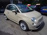 USED 2014 14 FIAT 500 1.2 CONVERTIBLE LOUNGE 3d 69 BHP Low Mileage, One Lady Owner from new, Just Serviced by ourselves, MOT until July 2018, Great on fuel! Only &pound;30 Road Tax!