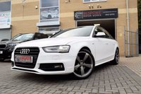 USED 2012 12 AUDI A4 2.0 TDI S LINE BLACK EDITION 177 BHP &pound;199 A MONTH WITH &pound;1999 DEPOSIT!!