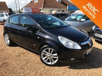 USED 2008 58 VAUXHALL CORSA 1.4 DESIGN 16V 5d 90 BHP 5 Door in Black petrol stunning Corsa