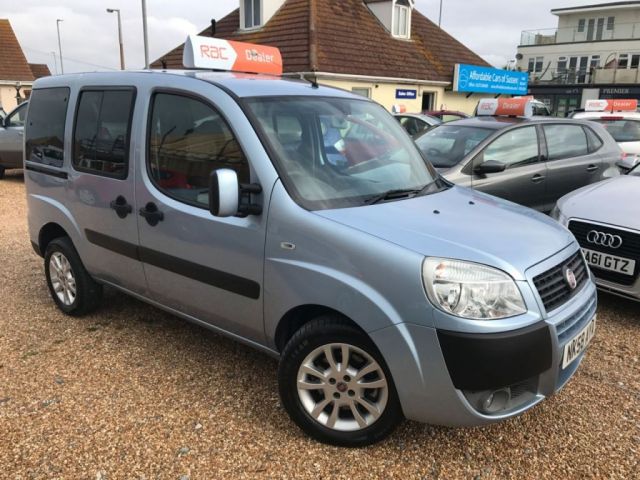 2008 58 Fiat Doblo 1.4 8V DYNAMIC H/R 5d 77 BHP - WHEELCHAIR ACCESSIBLE