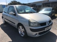 USED 2004 04 RENAULT CLIO 1.1 EXTREME 3 16V 3d 75 BHP Low mileage economical petrol popular Renault Clio