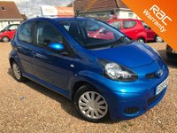 USED 2009 59 TOYOTA AYGO 1.0 BLUE VVT-I 5d AUTO 67 BHP Rarely Available in Automatic - Only &pound;20 Annual Tax