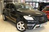 USED 2012 62 MERCEDES-BENZ M CLASS 2.1 ML250 BLUETEC SPORT 5d AUTO 204 BHP FULL BLACK LEATHER SEATS + ACTIVE PARK ASSIST + 19 INCH ALLOYS + ELECTRIC TAILGATE + AMG SPORT PACKAGE + ELECTRIC FRONT SEATS + AIR CONDITIONING