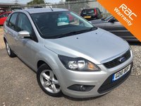 USED 2010 10 FORD FOCUS 1.6 ZETEC 5d 100 BHP comfortable family 5 door hatchback