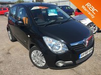 USED 2009 58 VAUXHALL AGILA 1.0 CLUB 5d 65 BHP Strong reliable economical small spacious 5 door hatchback