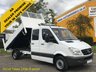 USED 2011 61 MERCEDES-BENZ SPRINTER 313 CDI Lwb D/Crew Cab Tipper Low Mileage Ex Council Free UK Delivery 